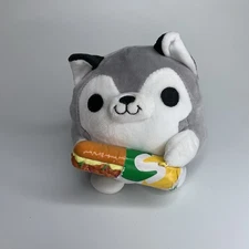 Zuru Snackles, HUSKY DOG SUBWAY Sandwich Plush, 2023, 5”