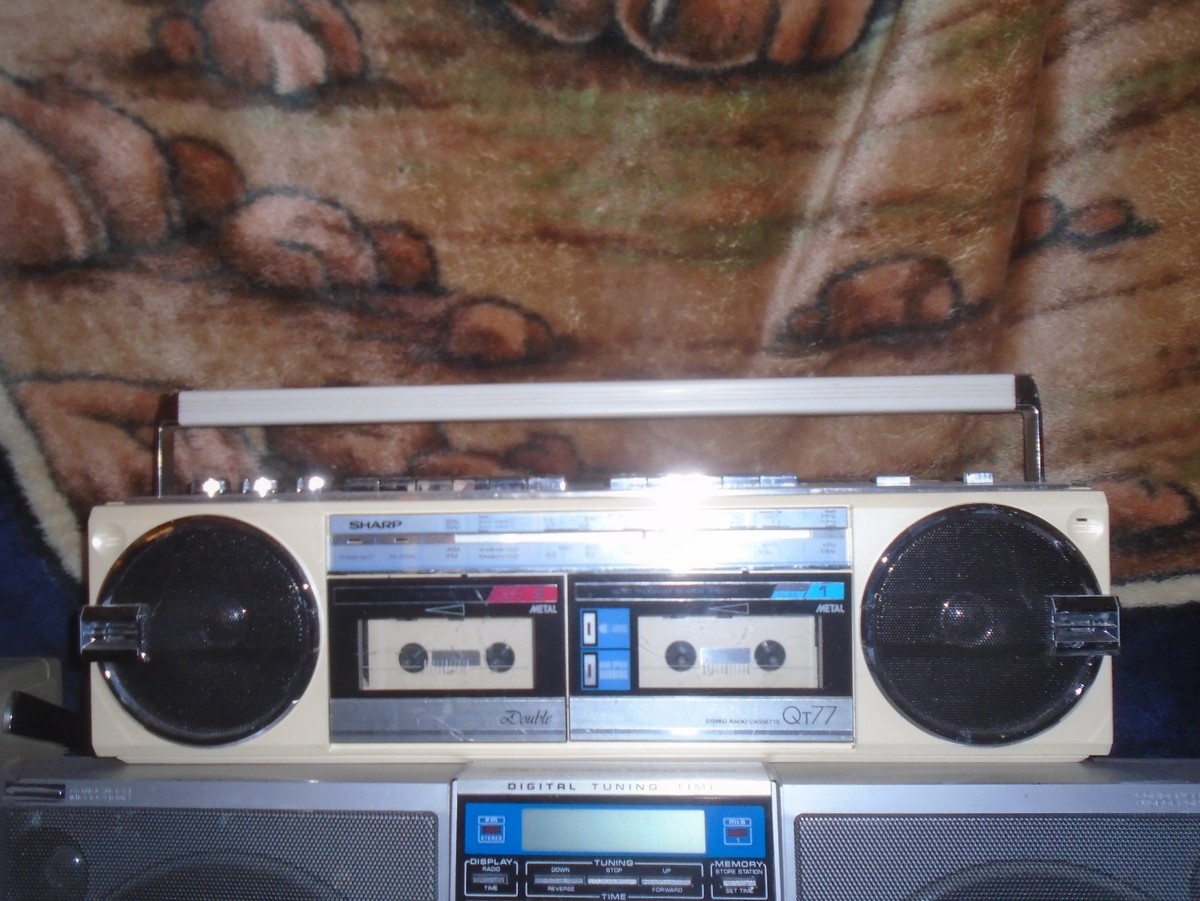 Vintage Sharp QT 77 AM/FM Cassette Recorder | eBay