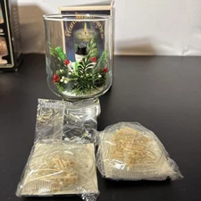 Vintage Flambuoyants Floating Flame Candle 1970s Snowman Candle Christmas Winter