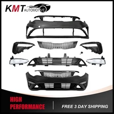 Fits 19-20 Kia Optima New Complete Front Bumper Cover Kit W/ Grille & Turn Lamp