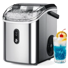 Simzlife IM-12G Countertop Portable Ice Maker Machine, Silver