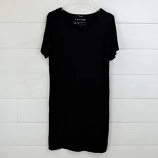HATCH LAYERS THE T-Shirt dress Layer Black maternity Large Women
