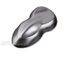 12" x 60" Satin Matte Chrome Metallic Dark Gray Vinyl Film Wrap Air Bubble Free