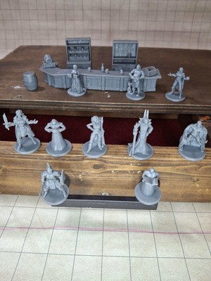 DnD Miniatures | NPC Pack | Tavern Pack | TTRPG Terrain Pack | Tavern w NPC | Ta