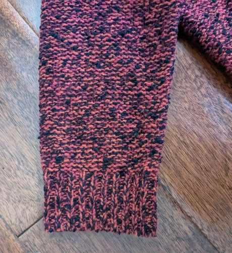 Womens Studio Works Size XL Lightweight Textured Weave Harvest Rust Sweater NWT - Picture 3 of 6