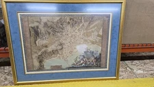 Giovanni Antonio Rizzi-Zannoni 'Pianta Della Citta’ Di Napoli' map of Italy