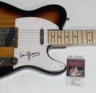 LOU GRAMM SIGNED SUNBURST ELECTRIC GUITAR FOREIGNER JSA COA — photo 2