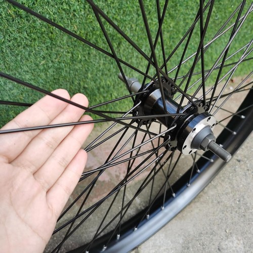 26" Fahrrad Rad Speichen Felgensatz Aluminium mit Freilauf & 26" Fahrradgabel 1" Gewinde - Bild 6 von 13