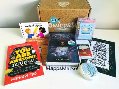 SIGNED Amari and the Night Brothers BB ALSTON 1st Edition COMPLETE OWLCRATE BOX