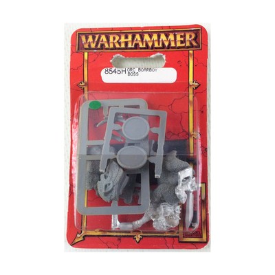 GW WHF Orcs & Goblins Orc Boarboy Boss Pack New