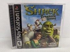Shrek Treasure Hunt (PS1 Playstation 1) CIB PS1 Complete Works TESTED GAME