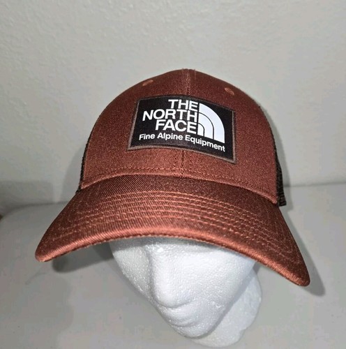 New w/o tag Embroidered On Patch Logo Trucker Hat Snap Back 2 Tone Rusty Brown - Picture 3 of 13