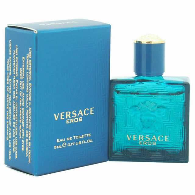 VERSACE Eros Men Eau de Toilette Men's Cologne oz 5ml
