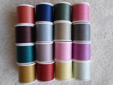 16 Coats & Clark All Purpose Thread~135 yards ea~Assorted Colors~Lot B~Polyester