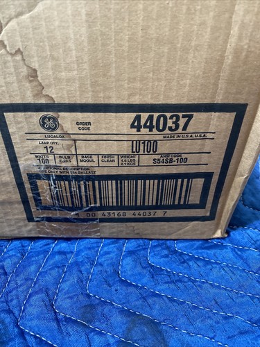 Box of 12 - GE 100W, ED23.5 High Pressure Sodium HID Light Bulb, LU100, 44037 - Picture 4 of 5
