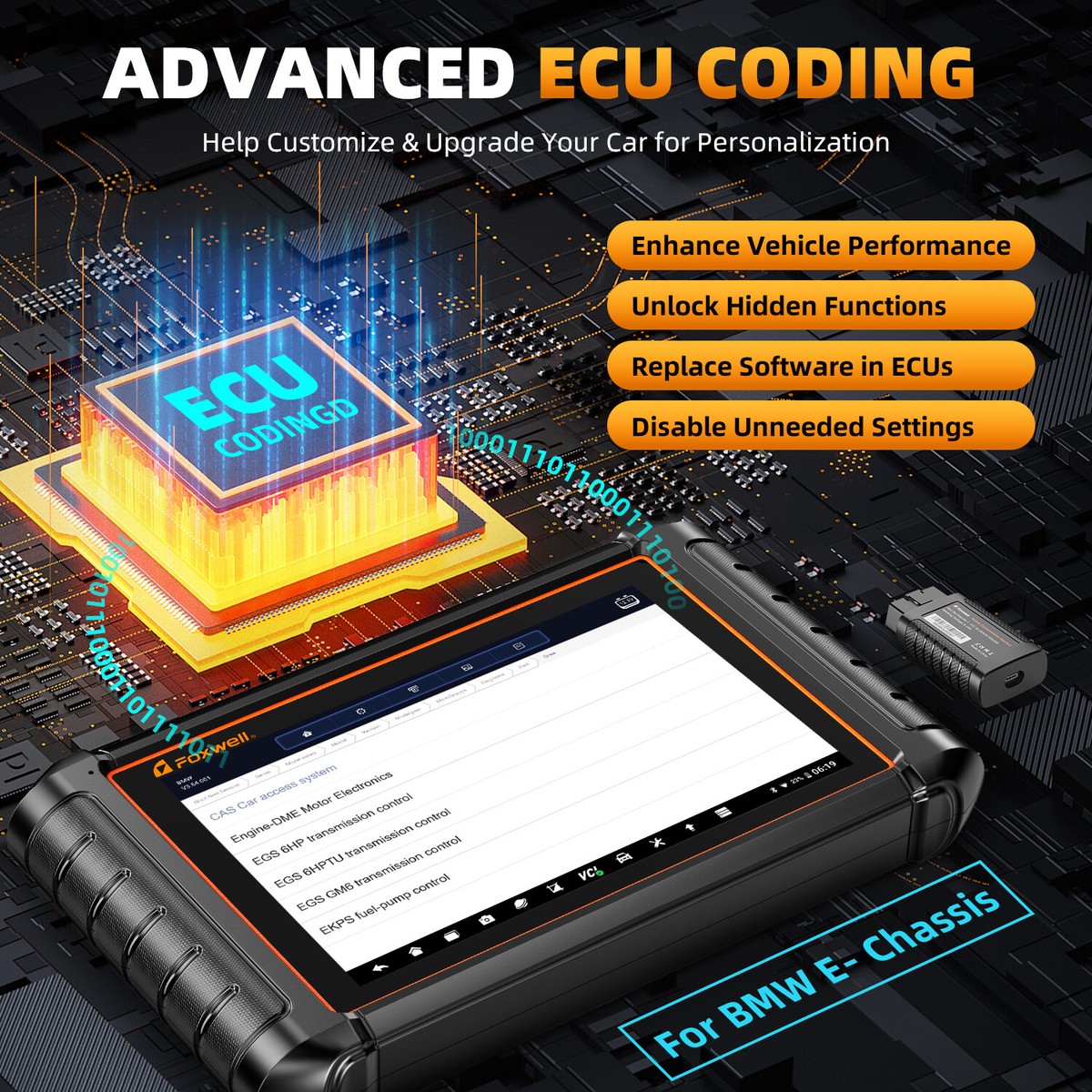 FOXWELL NT909 Bi-Directional Scanner Tool ECU Coding All System