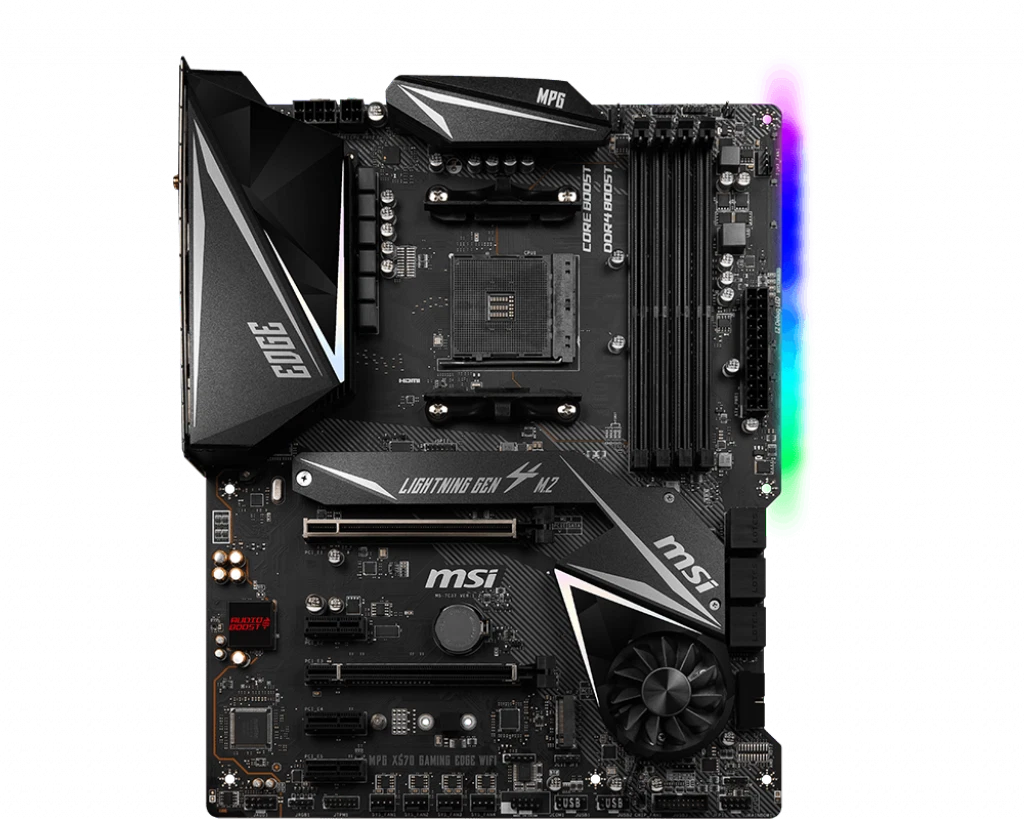 MSI MPG X570 GAMING EDGE WIFI Motherboard AMD X570 AM4 DDR4 M.2 ATX Ryzen HDMI