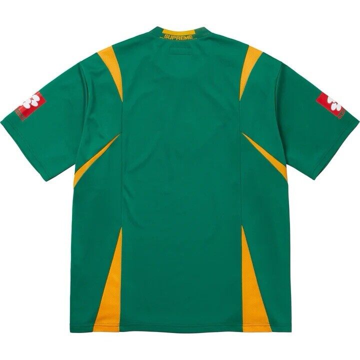 Size Large - Supreme FW24 Soccer Crest Poly Jersey Green Size Large - Supreme FW24 Soccer Crest Poly Jersey Green