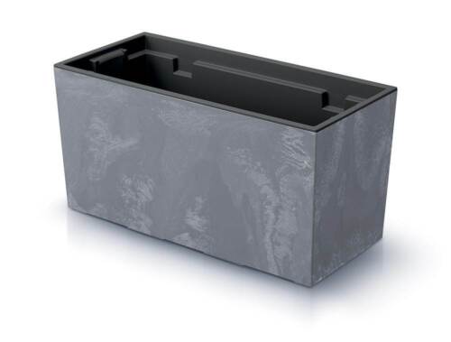 Blumenkasten Blumentopf Balkonkasten Geländer Beton-Optik Pflanzkasten 40-80cm - Bild 4 von 13