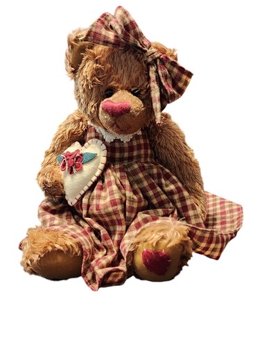 Oriental Trading Love Heart Teddy Bear 13” Stuffed Animal - Picture 13 of 19