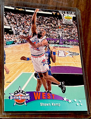 1992-93 Upper Deck Shawn Kemp ALL STAR card #441 - Seattle Supersonics
