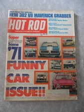 HOT ROD Magazine, APRIL 1971, 1971 FUNNY CAR ISSUE, PAUL NEWMAN COCA-COLA AD!