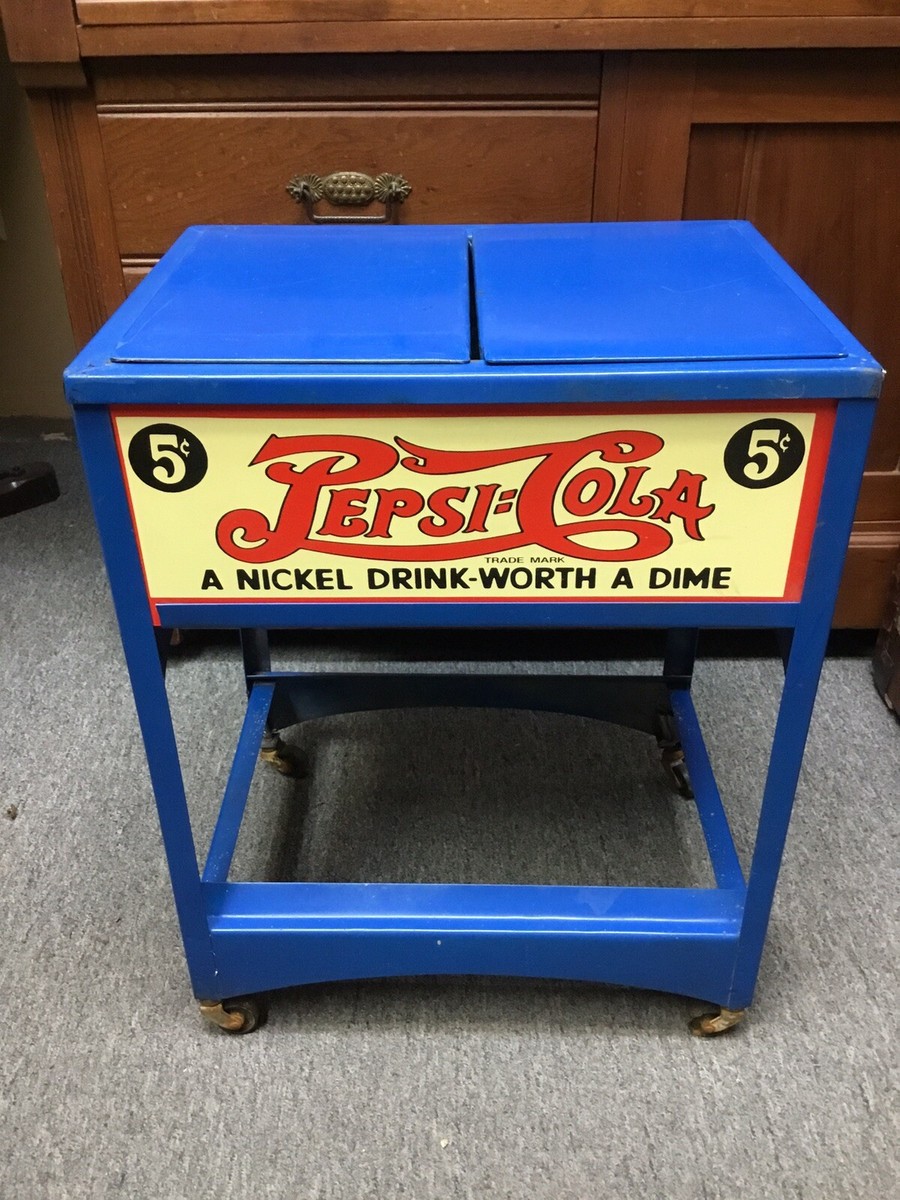 レア　ビンテージ　PEPSI-COLA レトロ金属製ディスプレイバスケット RARE Pepsi Premium Dispenser PEPSI-COLA Japan Limited to