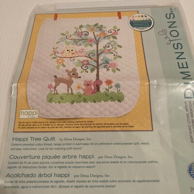 Dimensions Happy Tree Quilt Pattern ONLY PATTERN NO QUILT 