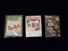 3 Christmas Cross Stitch Kits Bucilla Dimensions Lot Bulk NOS