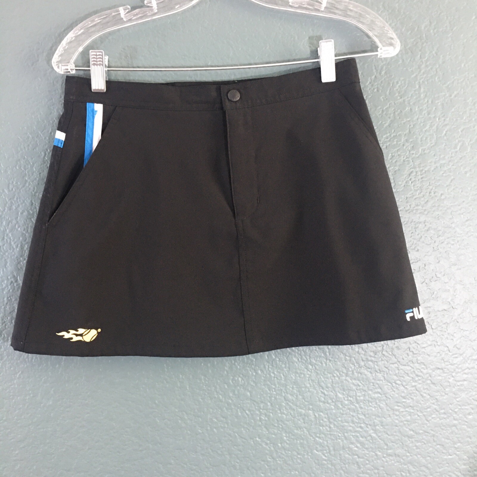 Fila Gonna da Tennis Donna US Open Atletica Nera Taglia S P