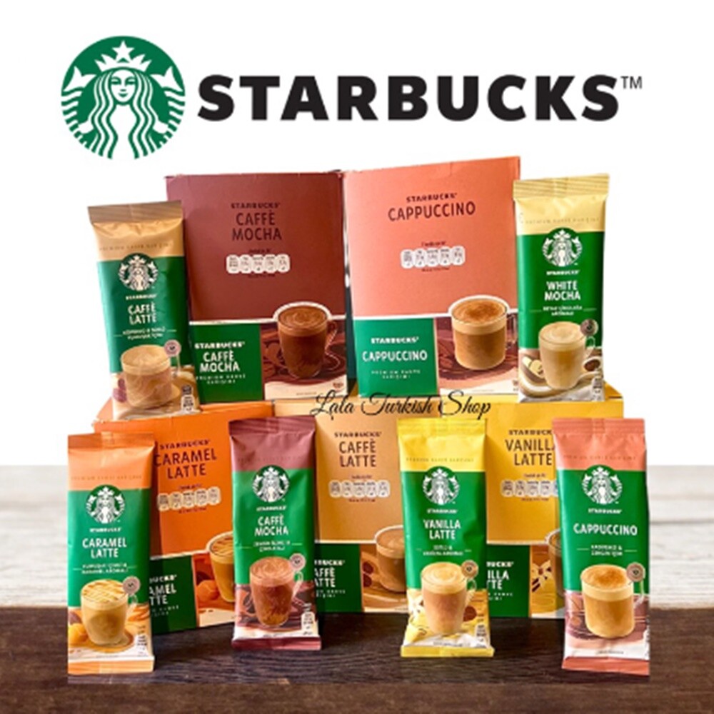 Pack of 10 Starbucks Premium Instant Coffee Mixes Mocha/Cappuccino
