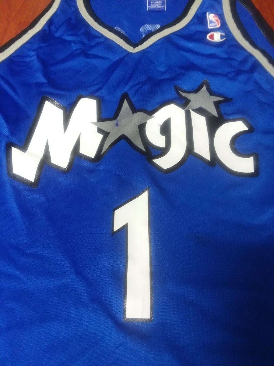 Vtg Champion Orlando Magic Tracy McGrady Champion Jersey Sz 48 | eBay