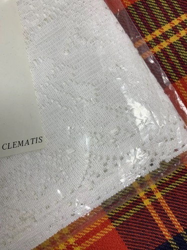 Jacquard Lace By Leacock, Ornate “Clematis” Tablecloth 52”x70” NEW - Picture 5 of 5