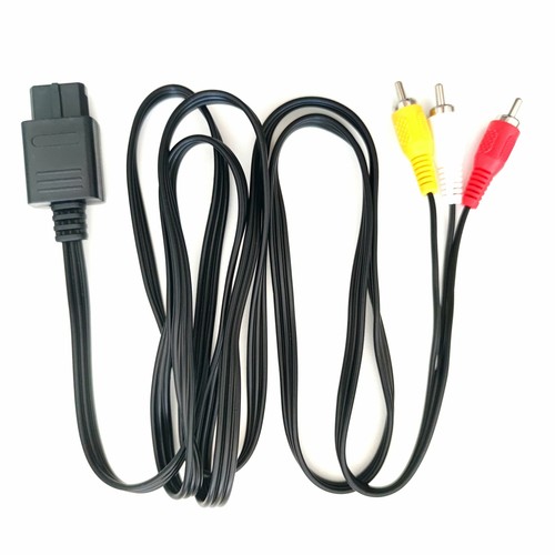 Nintendo SNES/ GameCube Replacement AV Cable 1.8m RCA AV Composite Cable Adapter - Picture 3 of 3