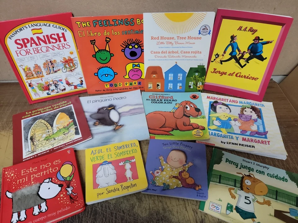 Lot of 10 Spanish Espanol Learn to Read Child Kids Picture ESL Book MIX UNSORTED - Image 4 of 4