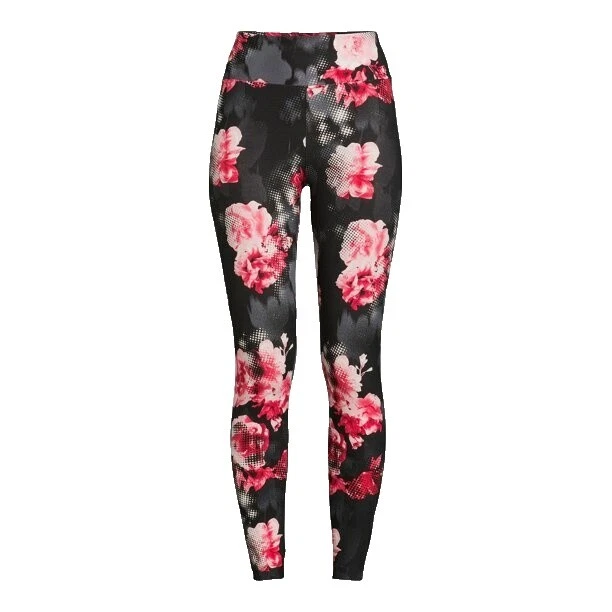 Spandex Danza Floral Leggings para Mujer