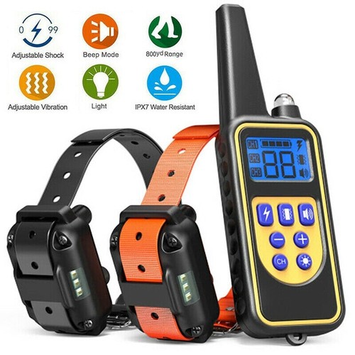2600 FT Dog Training US Collar Rechargeable Remote Shock PET Waterproof Trainer - Picture 15 of 18