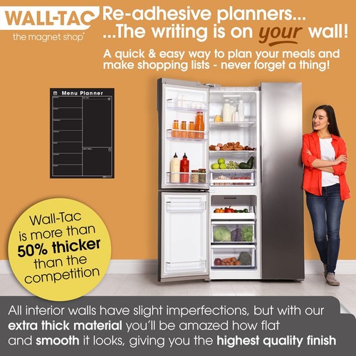 WallTAC Re-Adhesive Wall Planner & Dry Wipe Menu Organiser - Picture 5 of 45