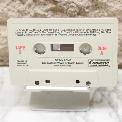 Be My Love The Golden Voice of Mario Lanza Tape 2 Cassette ONLY
