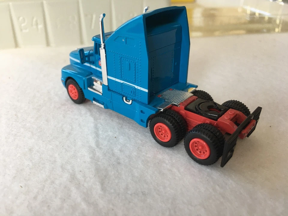 H0-LKW MODEL POWER KENWORTH-Set T-600 B Trucks orange + blau - Bild 4 von 4