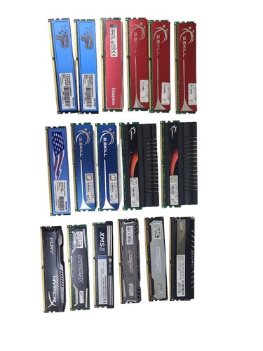 Lot Of 17 Mixed Ballistix sport DDr4 Patriot Corsair G.Skill DDR4 Hyperx RAM - Picture 14 of 22