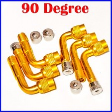 6 Brass Air 90 Degree Tire Valve Extension Adapter fit Electric Scooter Bike Car