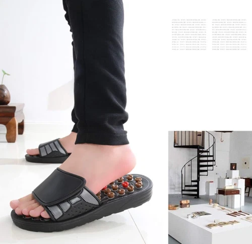 Massage Sandalen Hausschuhe Reflexzonenmassage Akupunktur Fuß - Bild 6 von 13