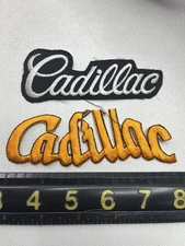 NOS c 2010s 2 Patches Chevrolet CADILLAC Car Auto Patch Lot M031