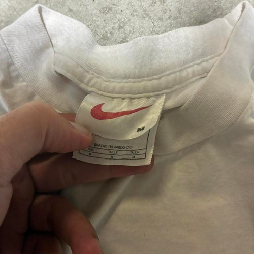 Vintage 90’s Nike Center Swoosh Logo White Shirt Size M by Nike, Size M, $15 - Photo 2