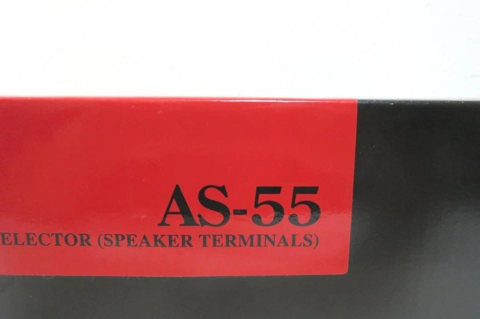 Luxman AS-55 Line Selector RCA Audio Switch Controllo Stereo Nuovo Giappone - Immagine 2 di 3