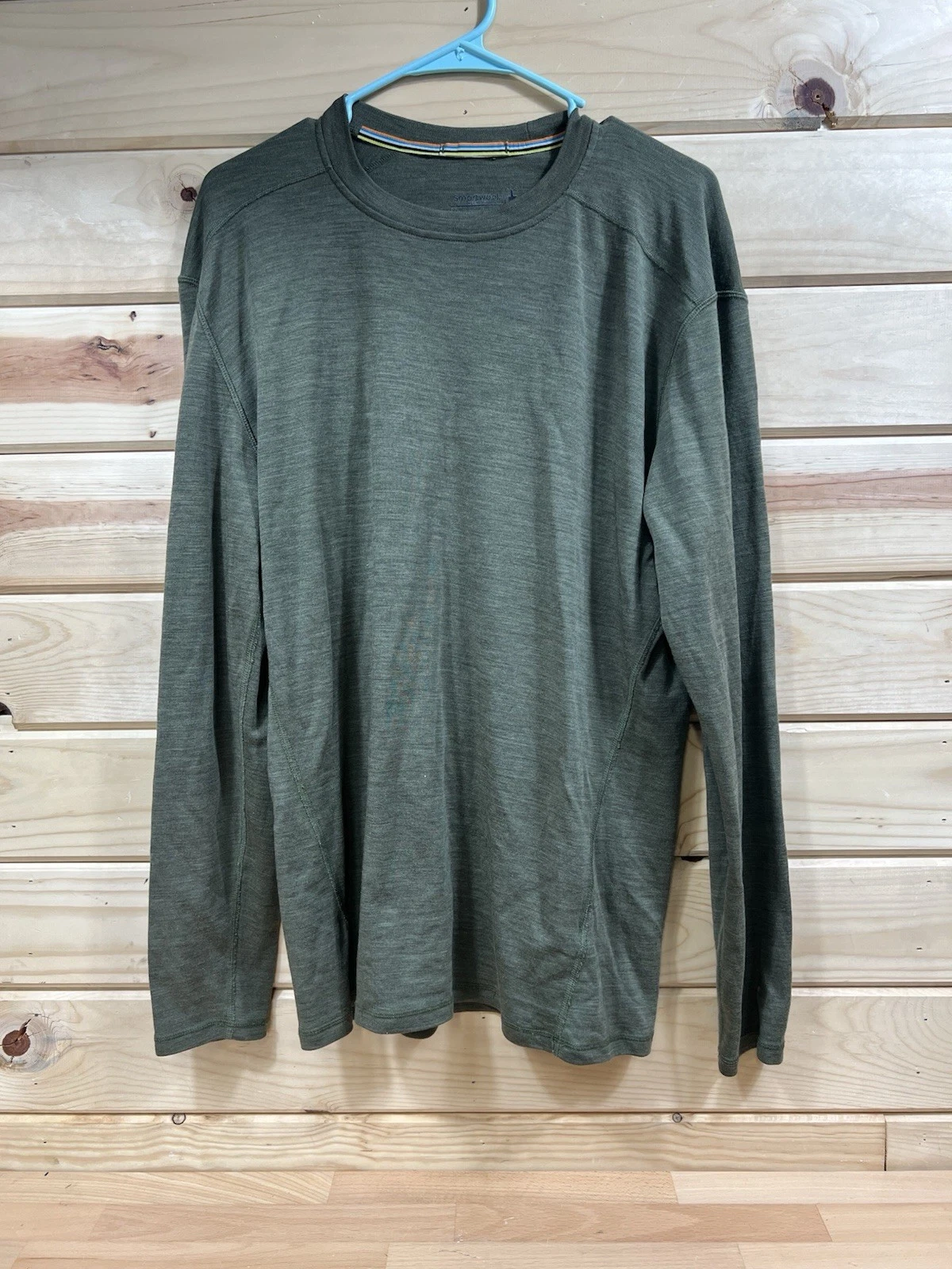 Smartwool Merino 150 Shirt Mens XL Green Long Sleeve Baselayer Top