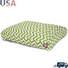 Washable Dog Bed Rectangle Non Slip Removable Cover Comfy Pet Crate Bed New