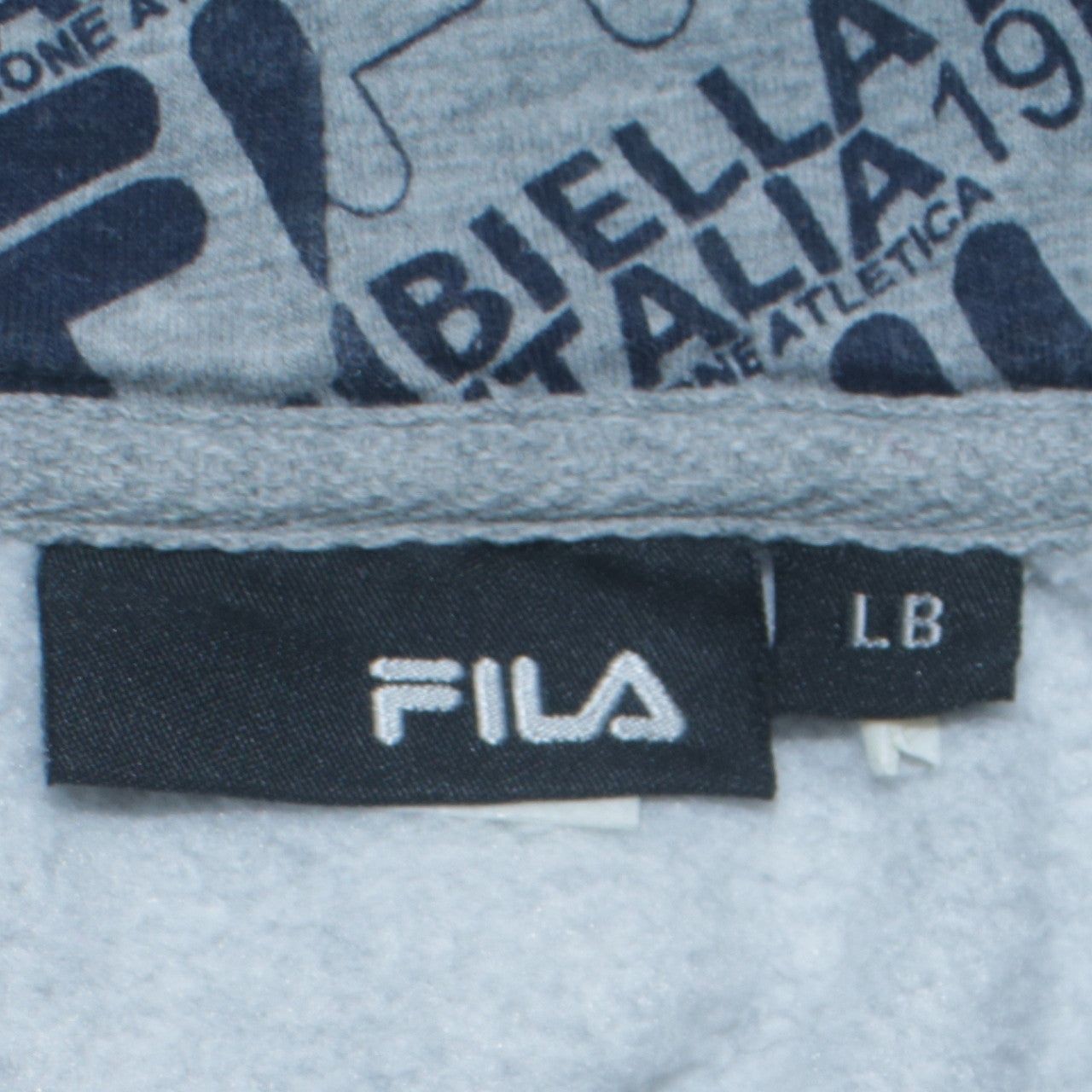 Fila Grey Hoodie Womens L image 6