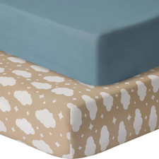 Pack and Play Sheets Fitted, 2 Pack Pack N Play Sheets for Graco Pack N